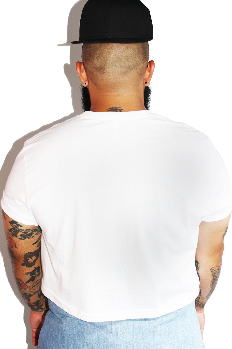 PLUS: Guzzler Crop Tee- White