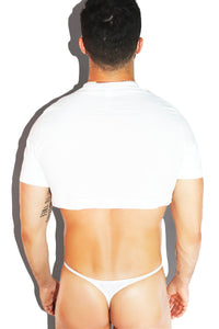 Guzzler Extreme Crop Tee- White