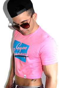 Gym Bunny Crop Tee-Pink