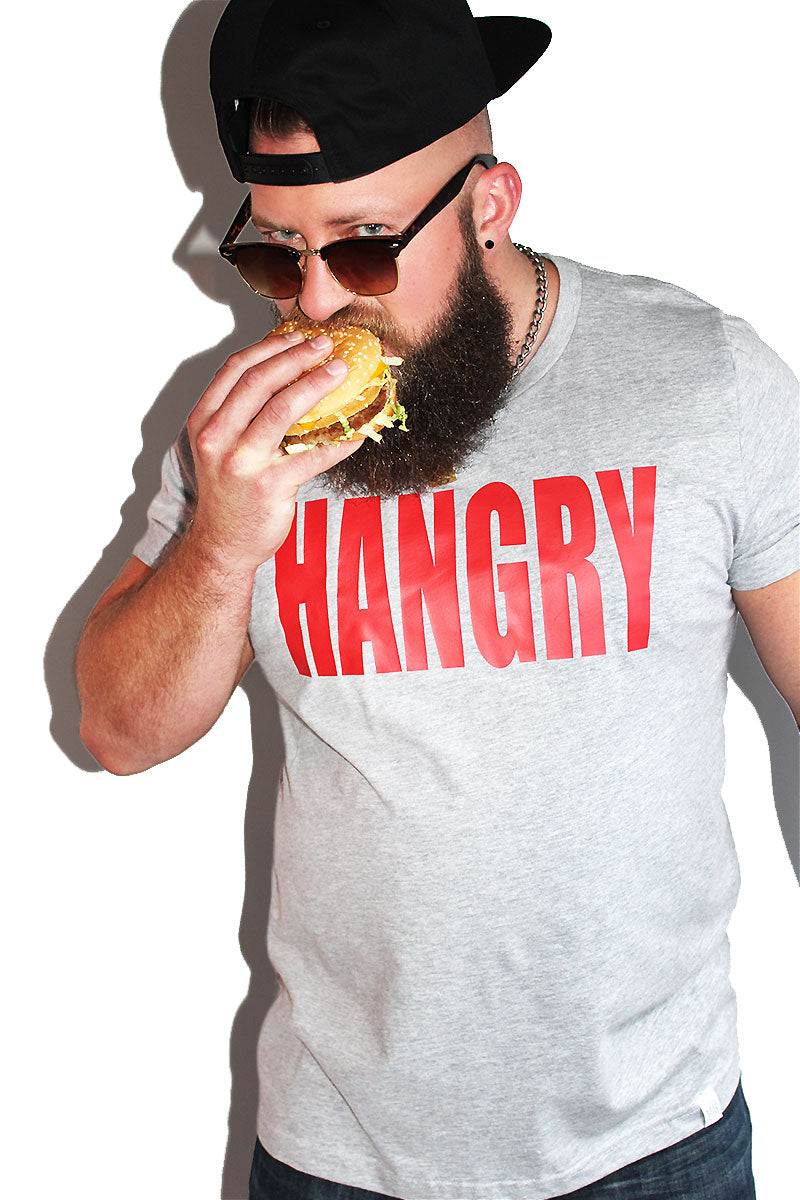 PLUS: Hangry Tee-Grey