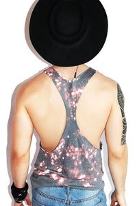 Hard Core String Tank-Grey