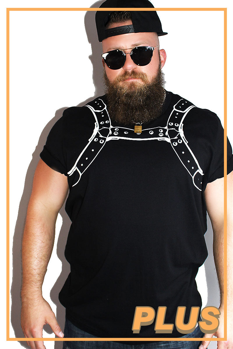 PLUS: Harness Tee-Black
