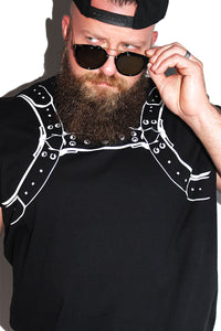 PLUS: Harness Tee-Black