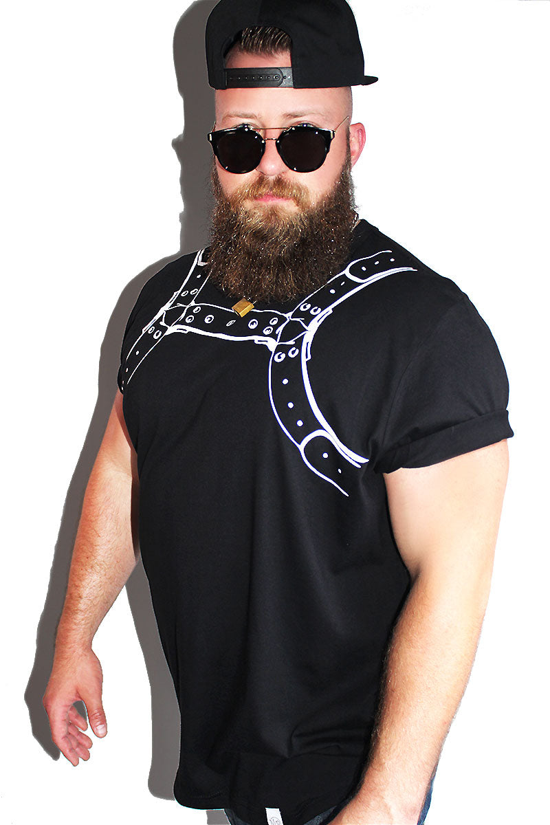PLUS: Harness Tee-Black