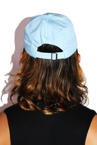 He / Him Dad Hat -Blue