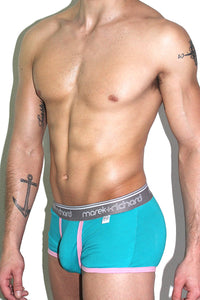 Heart Cutout Open Back Trunk- Teal