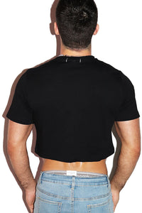 High Hopes Crop Tee- Black