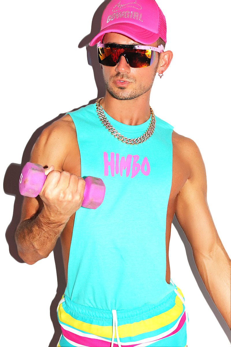 Himbo Low Arm Shredder Tank- Teal