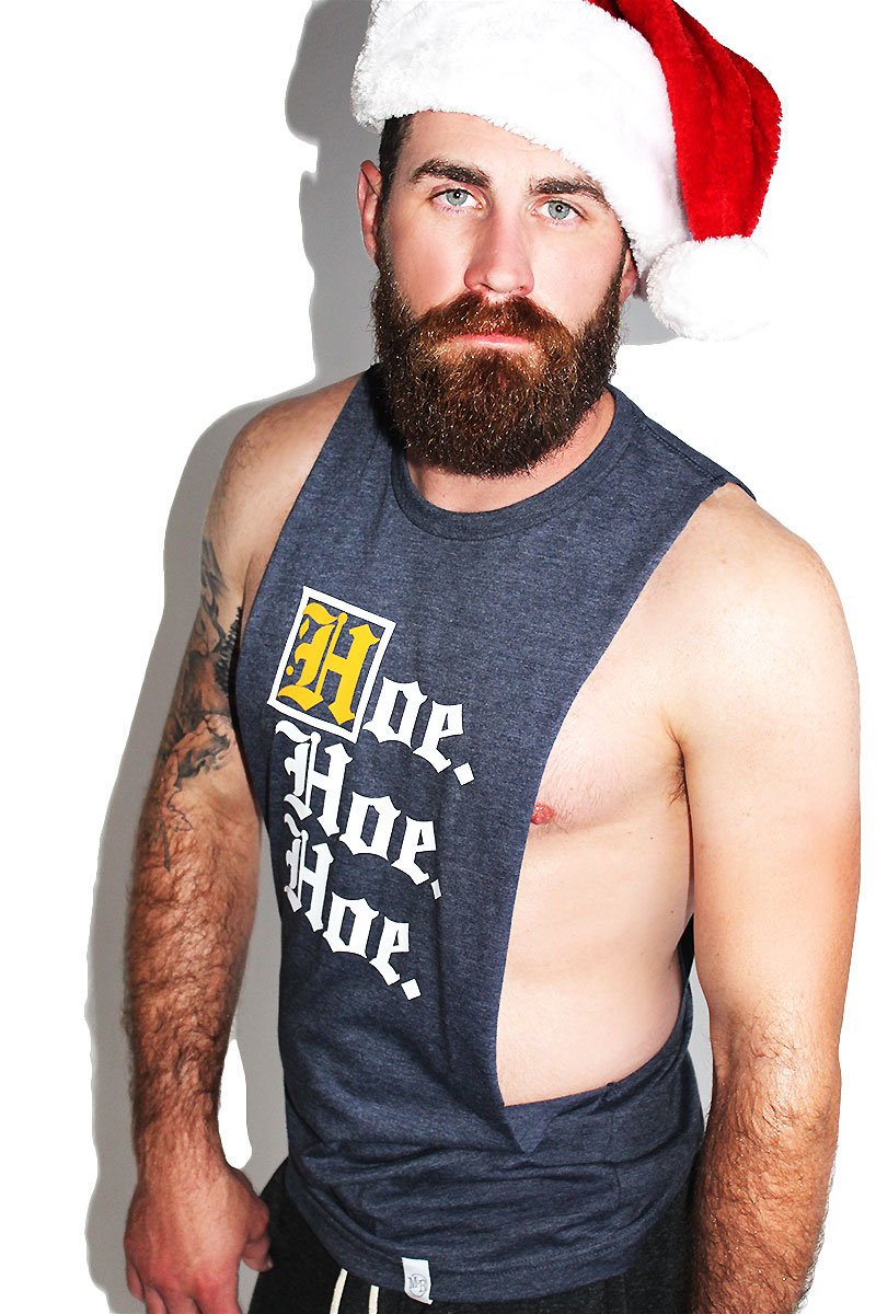 Hoe Hoe Hoe Low Arm Tank- Heather Navy