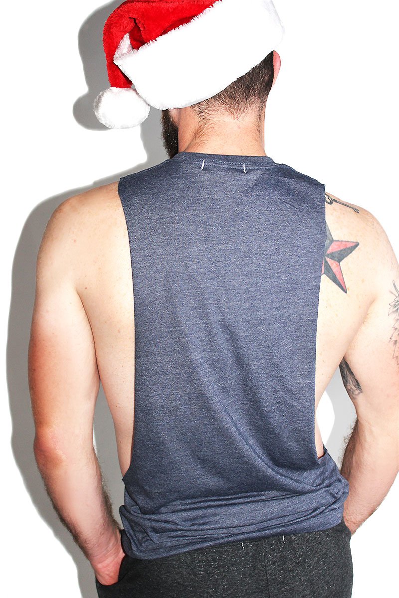 Hoe Hoe Hoe Low Arm Tank- Heather Navy