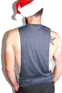 Hoe Hoe Hoe Low Arm Tank- Heather Navy