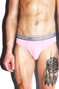 Hole Bikini Brief- Pink