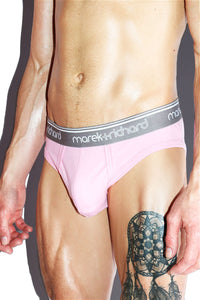 Hole Bikini Brief- Pink
