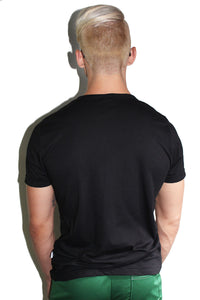 Hooked on Seamen Tee- Black