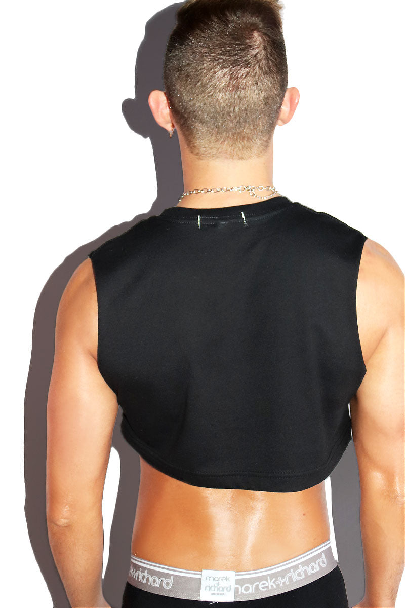 Can You Host? Extreme Crop Tank- Black