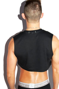 Can You Host? Extreme Crop Tank- Black