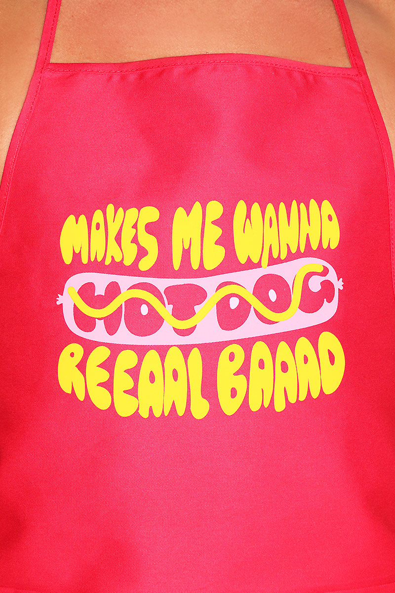Hot Dog Apron- Red – Marek+Richard