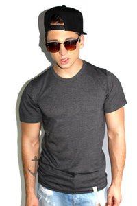 Core Crewneck Tee- Dark Charcoal