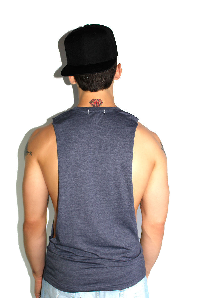 Core Shredder Tank-Navy Heather