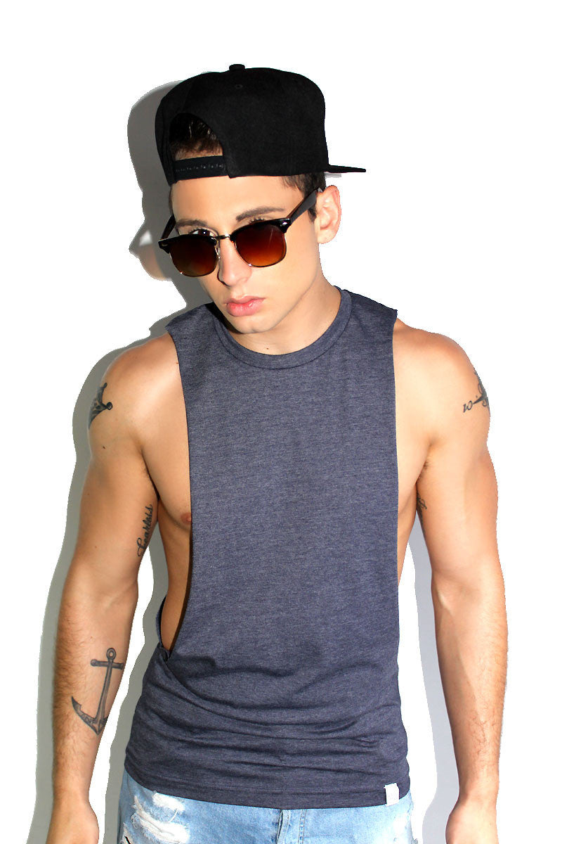 Core Shredder Tank-Navy Heather