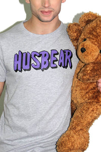 Husbear Tee- Grey