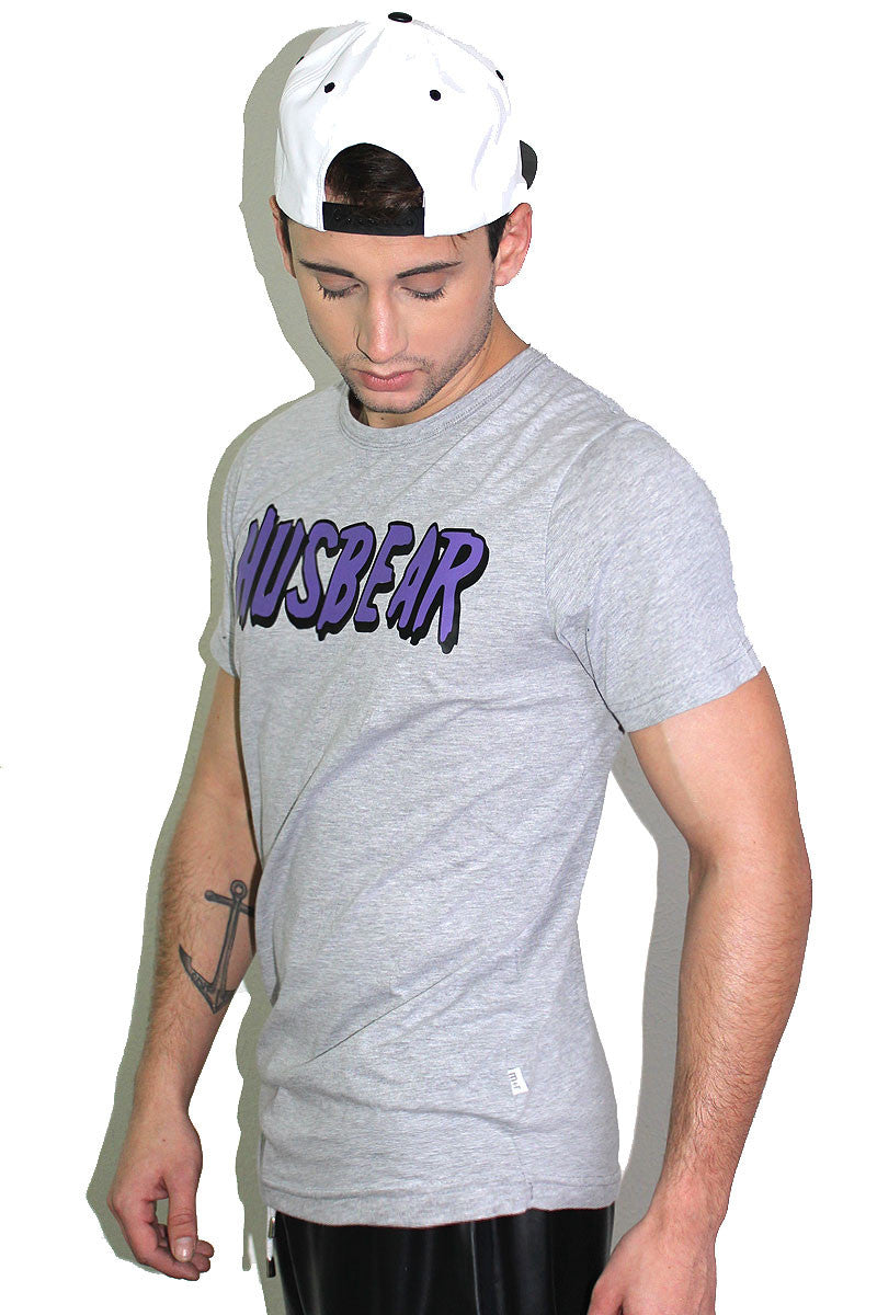 Husbear Tee- Grey