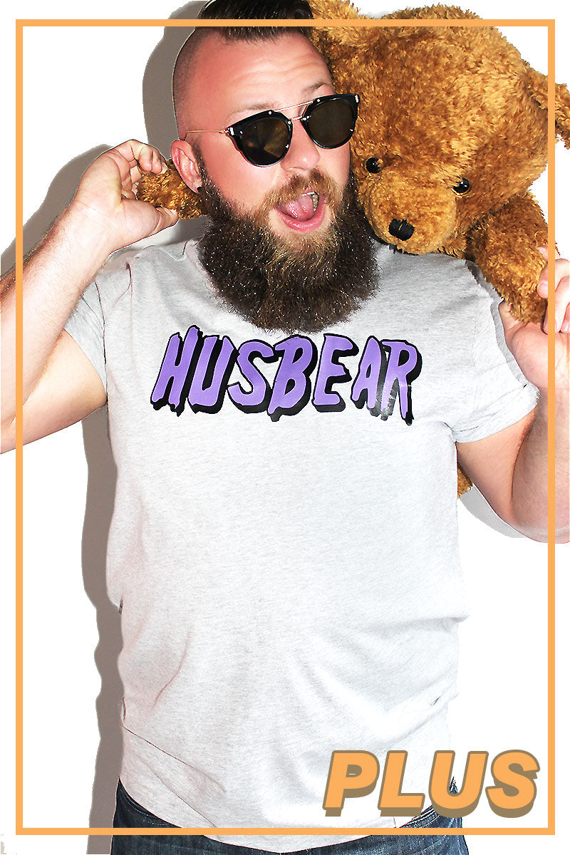 PLUS: Husbear Tee- Grey