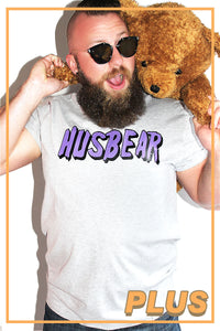 PLUS: Husbear Tee- Grey