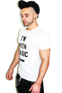 I'm with Basic Tee- White
