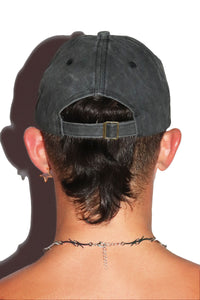 Jack O Lantern Smile Dad Hat -Black
