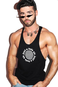 Just a Hole Sir String Tank- Black