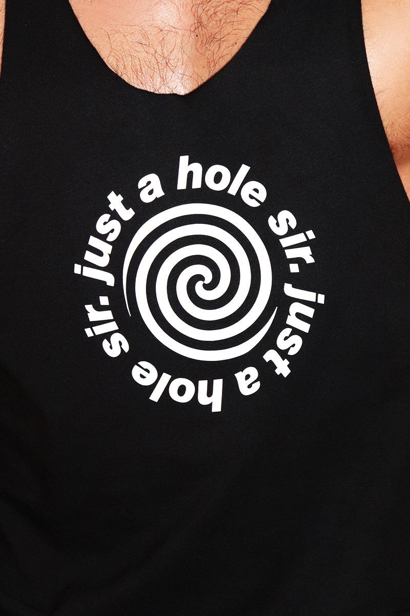 Just a Hole Sir String Tank- Black
