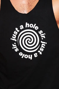 Just a Hole Sir String Tank- Black
