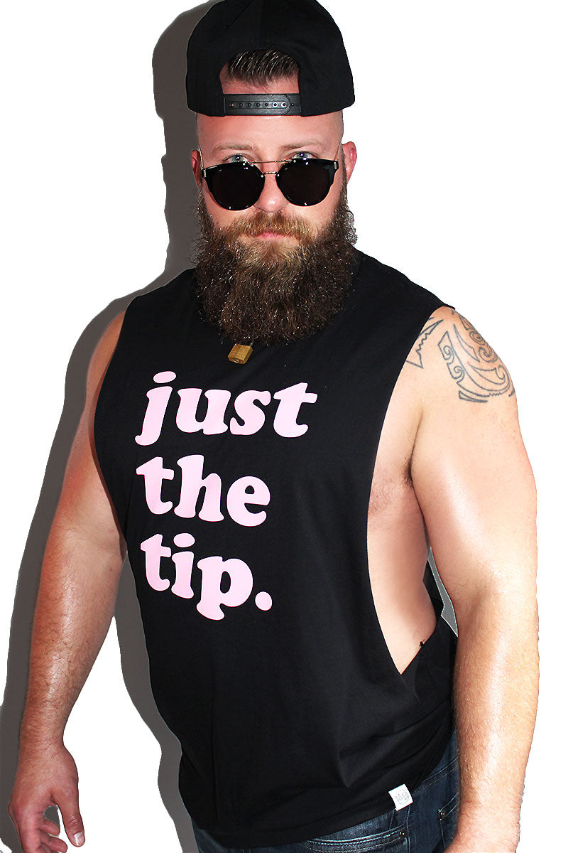 PLUS: Just The Tip Low Arm Shredder Tank- Black