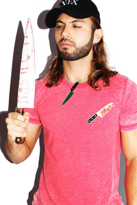 Killing It Tee-Red Burnout