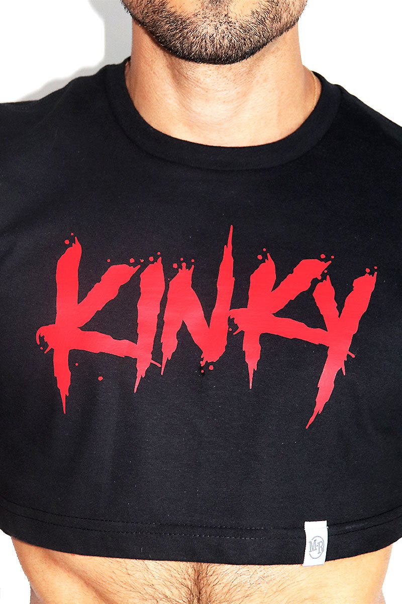 Kinky Extreme Crop Tee-Black