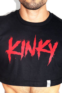 Kinky Extreme Crop Tee-Black