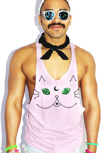 Kitty Constellation String Tank-Lilac
