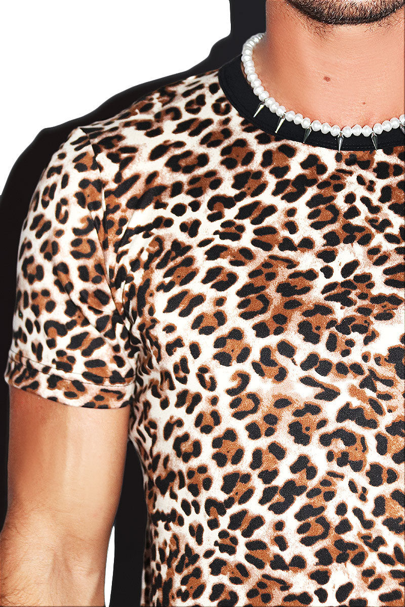 Cheetah Tee-Black