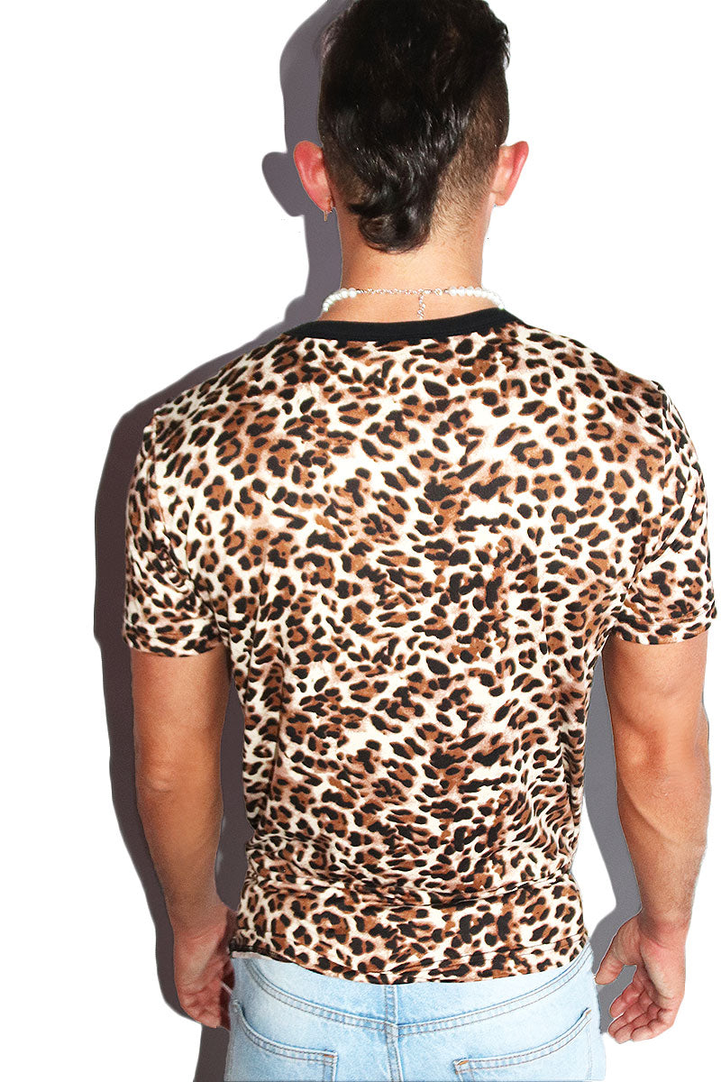 Cheetah Tee-Black