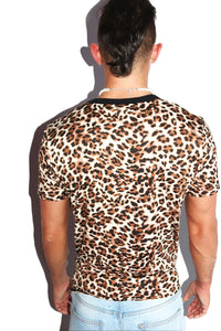 Cheetah Tee-Black