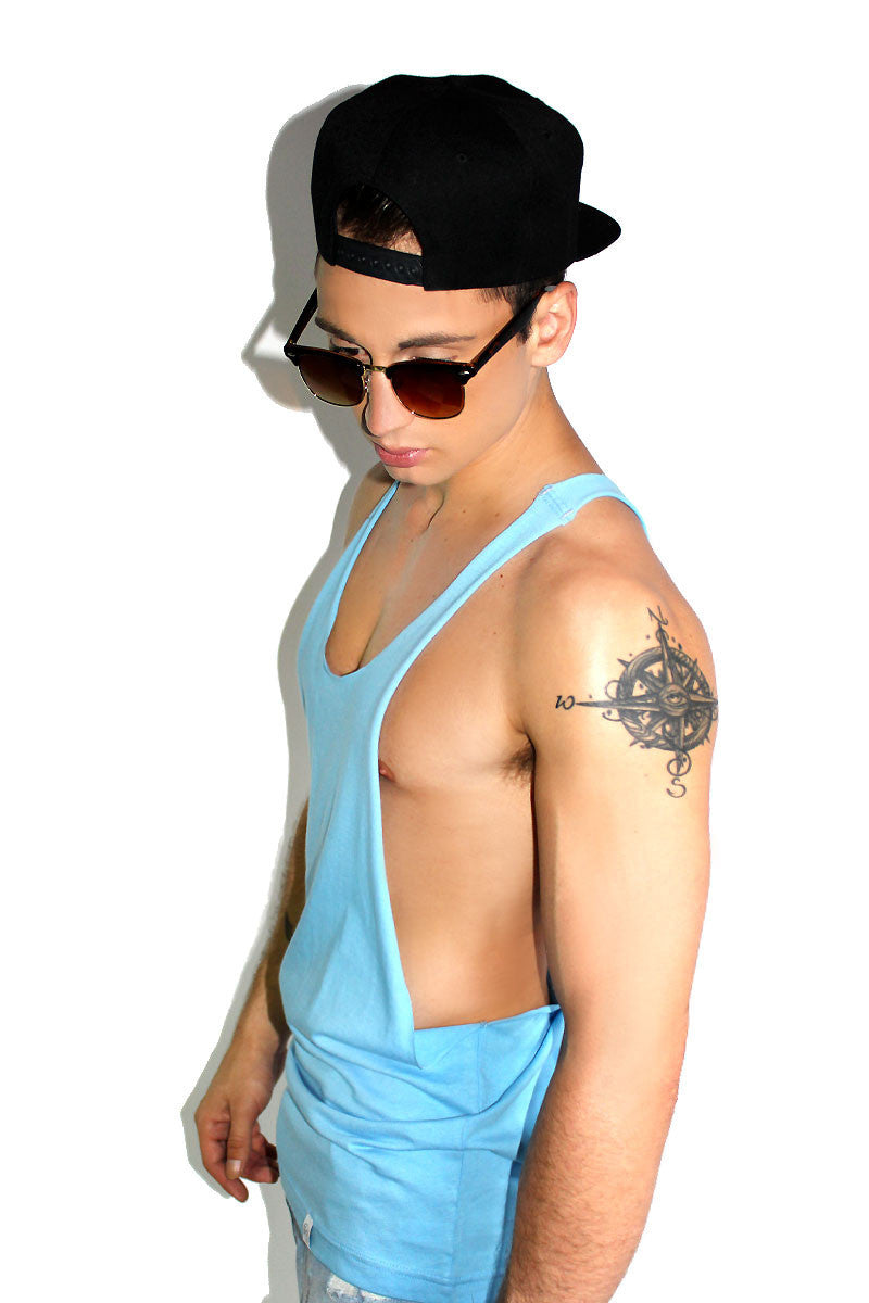 Core String Tank-Sky Blue