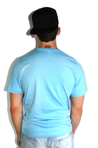 Core Crewneck Tee-Sky Blue