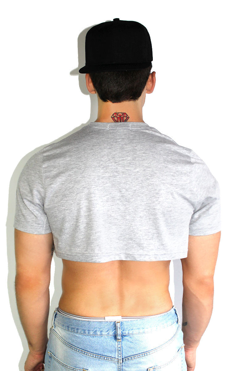 Core Extreme Crop Tee-Grey