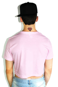 Core Crop Tee-Pink