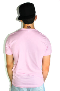 Core Crewneck Tee-Pink