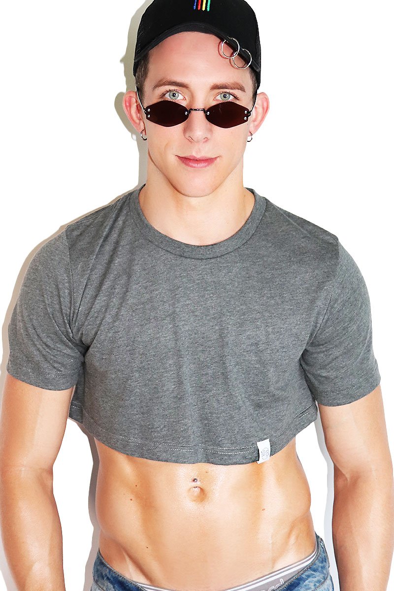 Core Extreme Crop Tee-Light Charcoal
