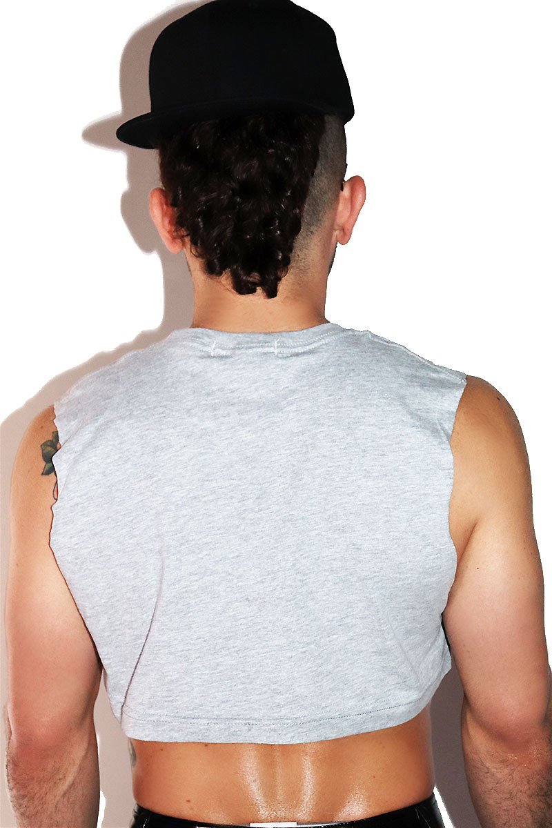 Core Extreme Crop Tank-Grey