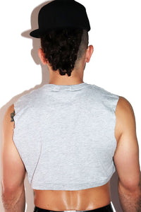 Core Extreme Crop Tank-Grey