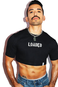 Loaded Extreme Crop Tee-Black